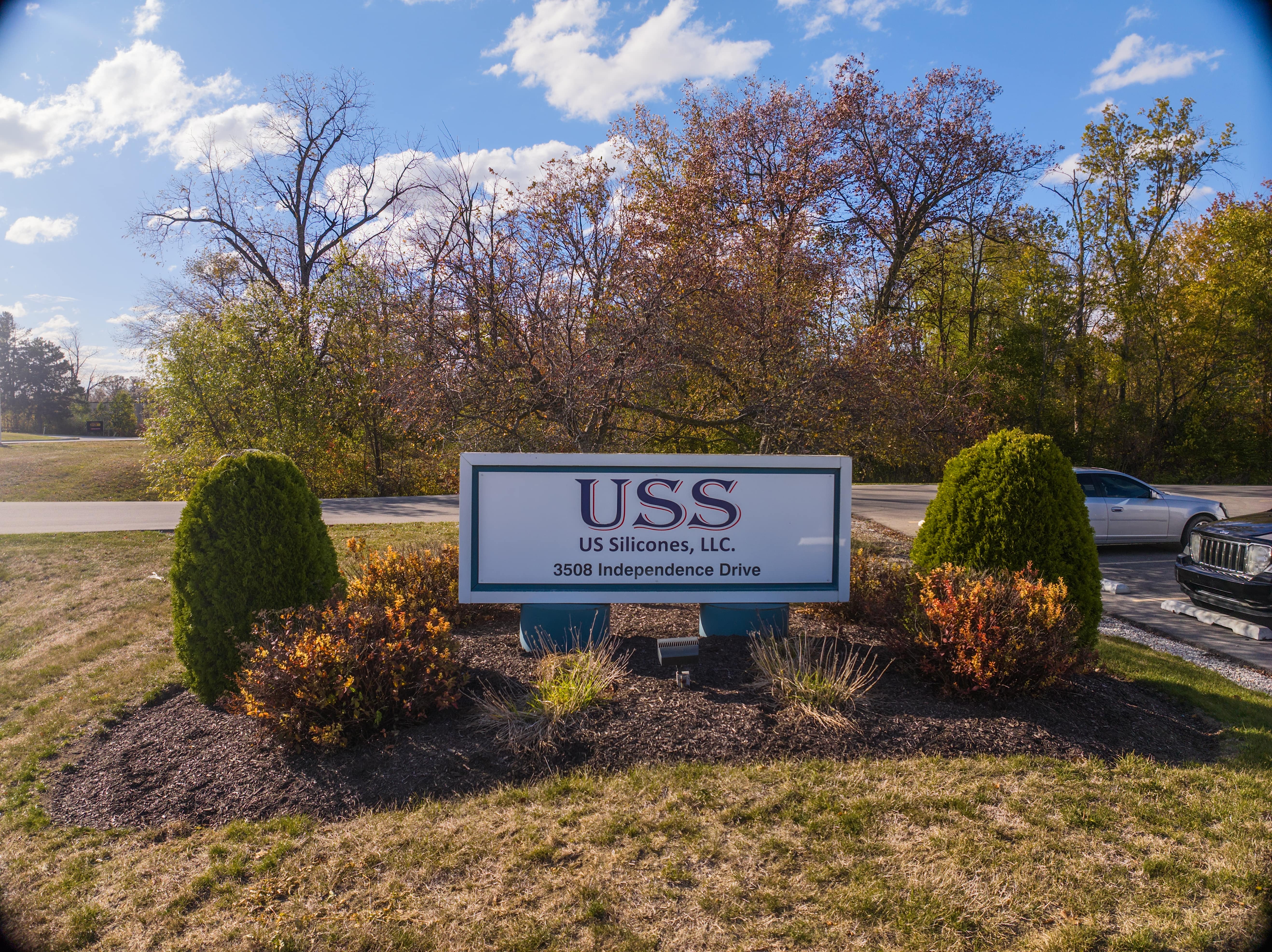 US Silicones facility sign US Silicones facility sign