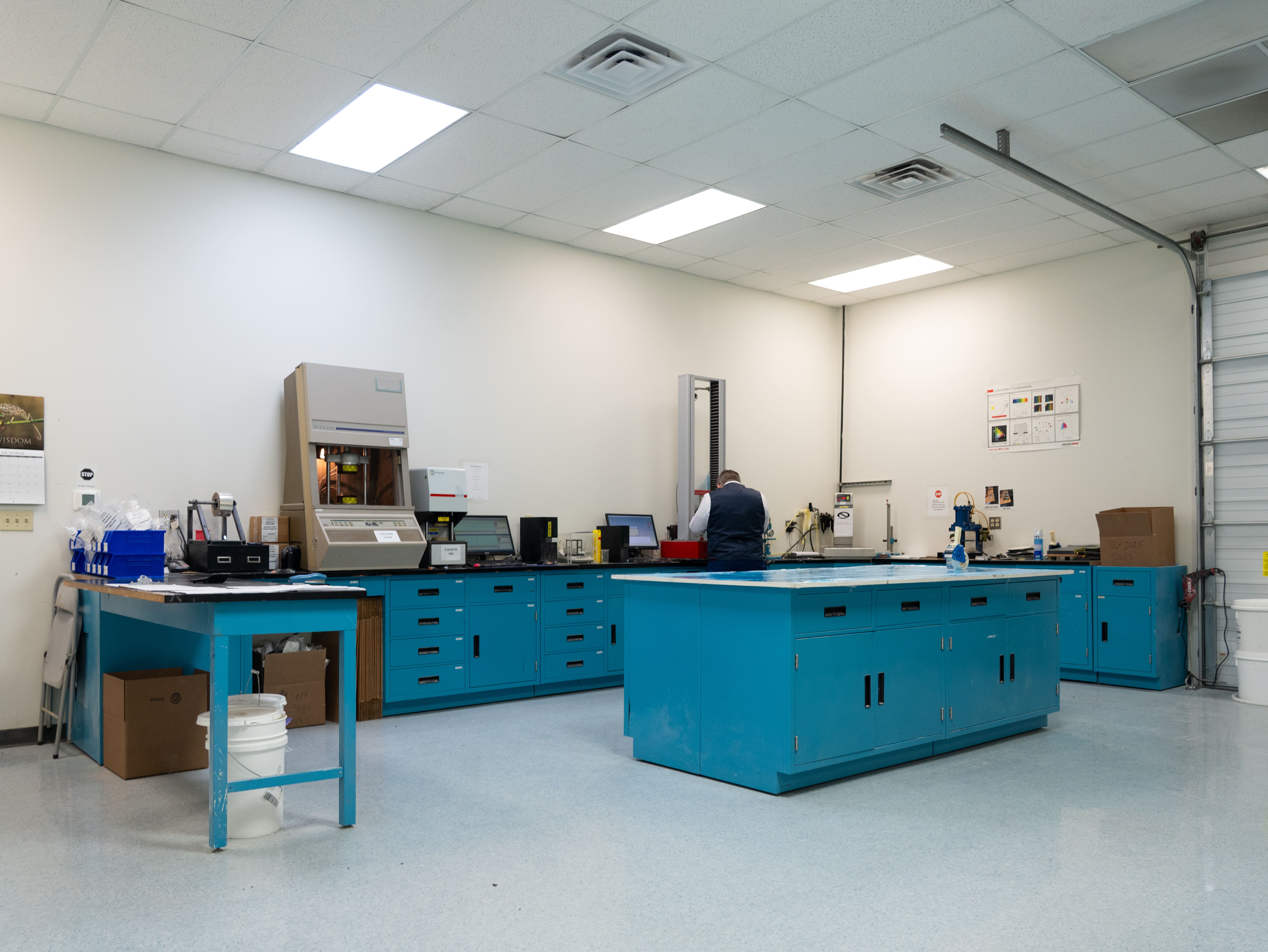 US Silicones testing and quality lab