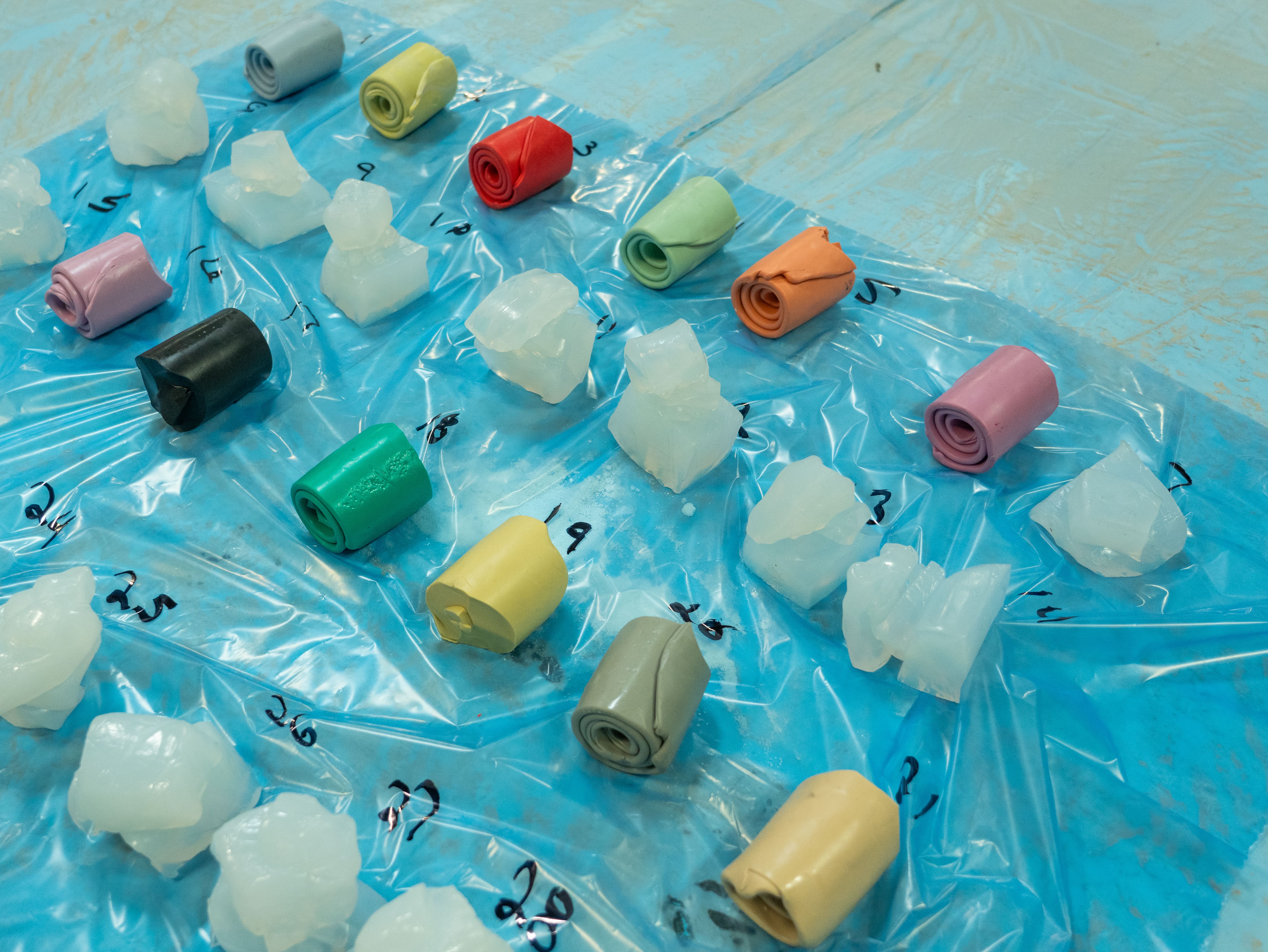 Variety of silicone mixtures and colors from US Silicones